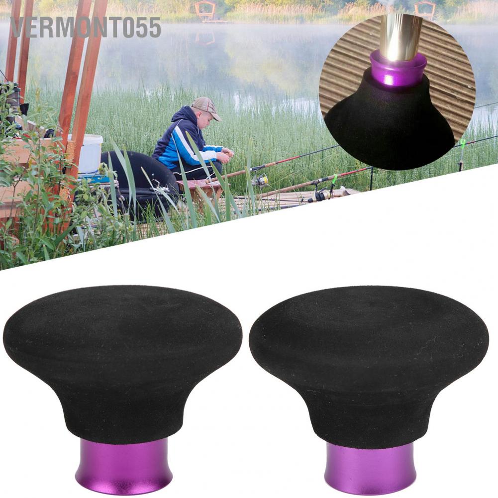 Vermont055 Fishing Rod Butt Cushion Support Equipment Pole Non‑Slip Stand Fixing Holder Bracket