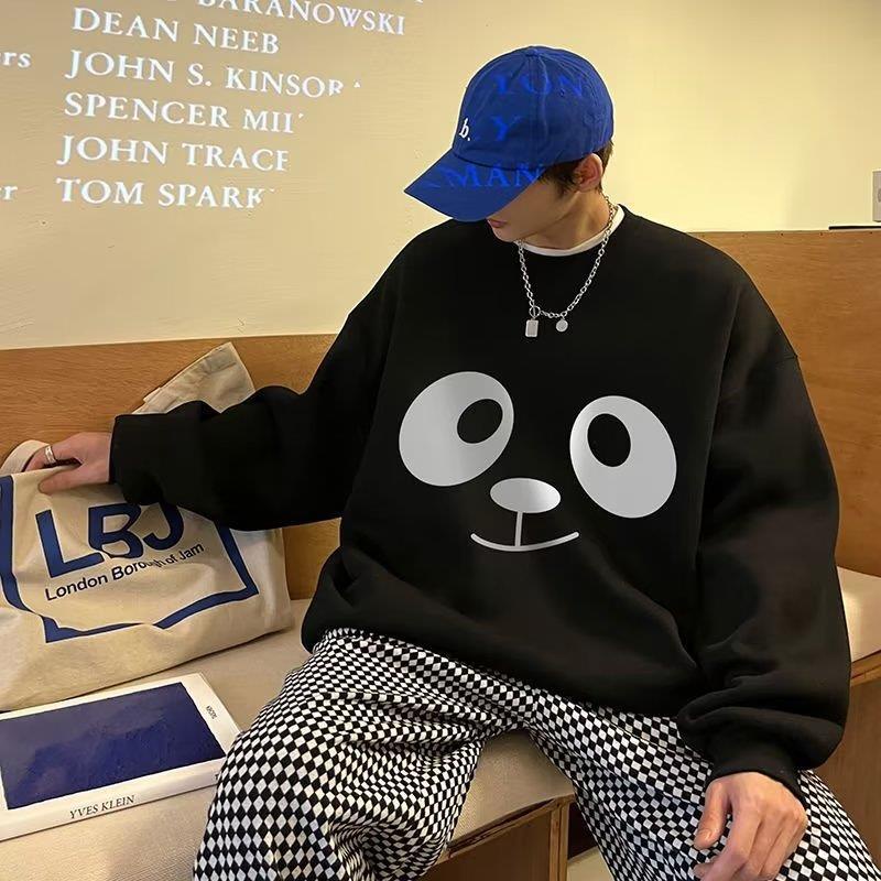 Áo sweater nỉ bông nam nữ vải dày dặn form rộng phong cách HIPHOP