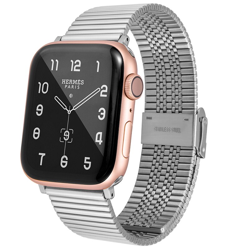 Dây Đeo Inox Cho Đồng Hồ Thông Minh Apple Watch 42mm 38mm 1 / 2 / 3 / 4