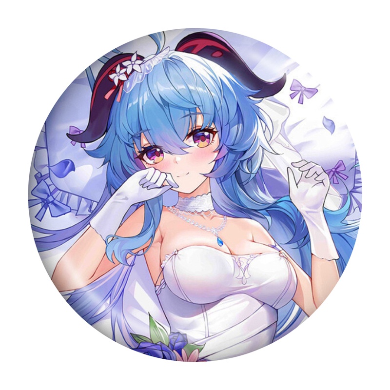 Tmdbyx Huy Hiệu Nút Nhấn Chơi game Genshin 58mm