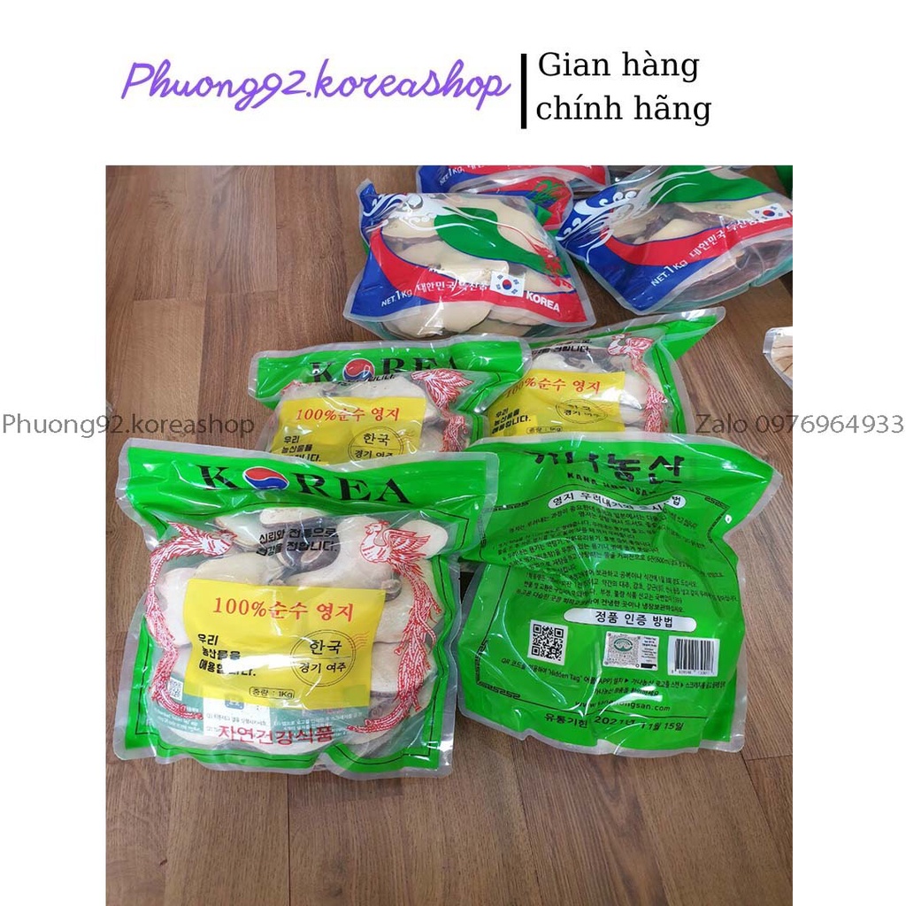 (Hàng chuẩn) Nấm linh chi Kana lá vừa  nội địa Hàn quốc 1Kg | BigBuy360 - bigbuy360.vn