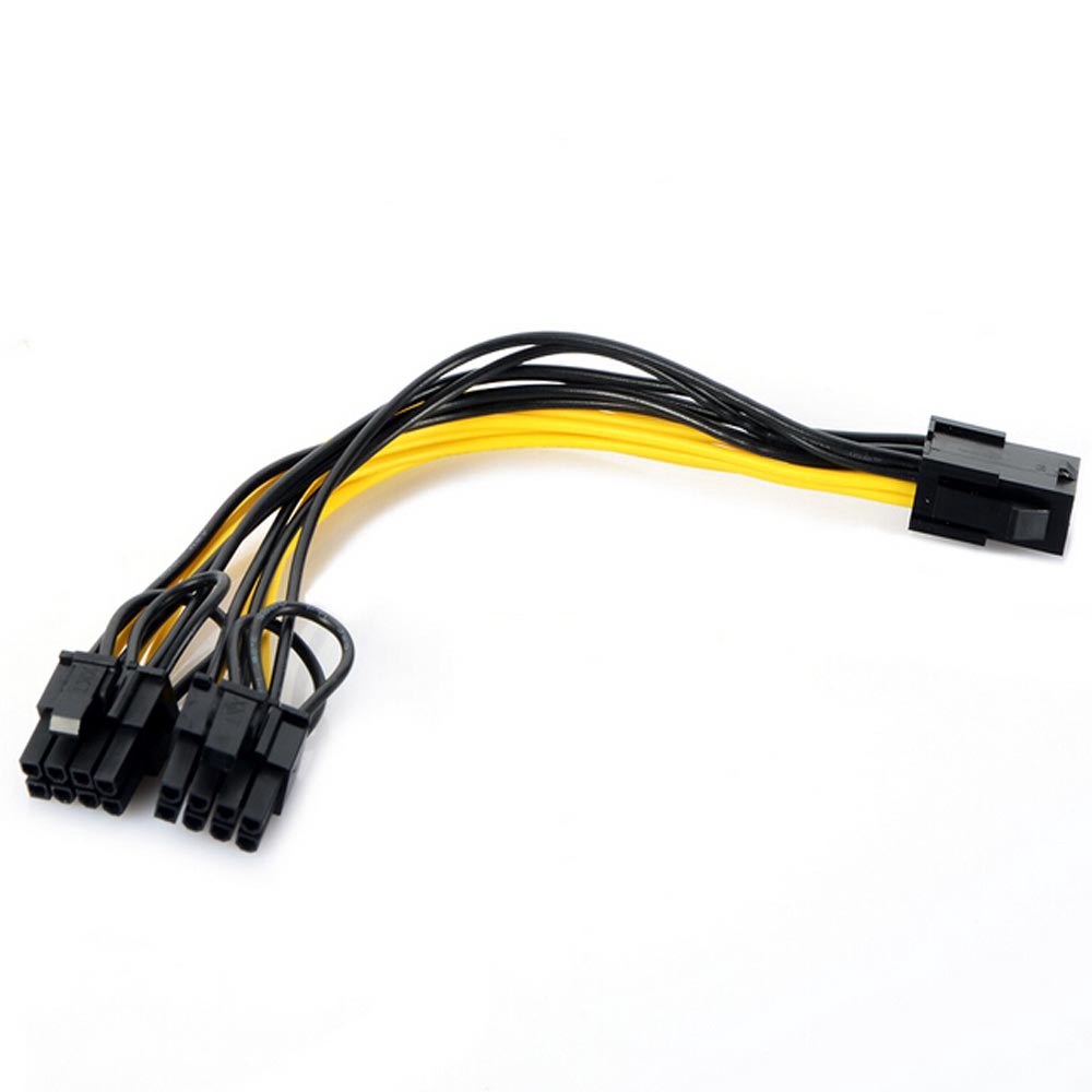 [COD] Cable PCIE PCI Express (6-pin/8-pin) PCI-E 6-pin To 2x 6+2-pin Power Splitter