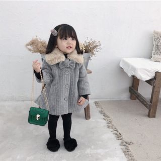 Combo áo dạ kẻ cổ lông