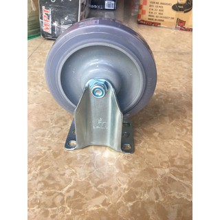 Bánh xe cao su 125 mm cố định