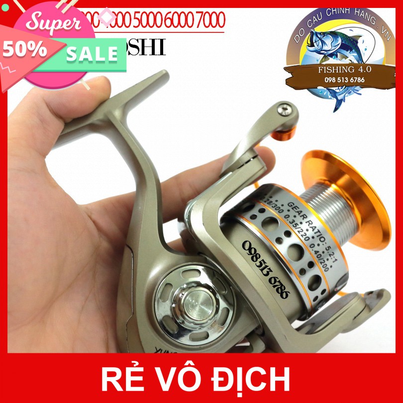 máy câu yumoshi lc 3000 4000 5000 6000 7000 máy câu cá giá rẻ chất lượng tuyệt vời | Real Fishing