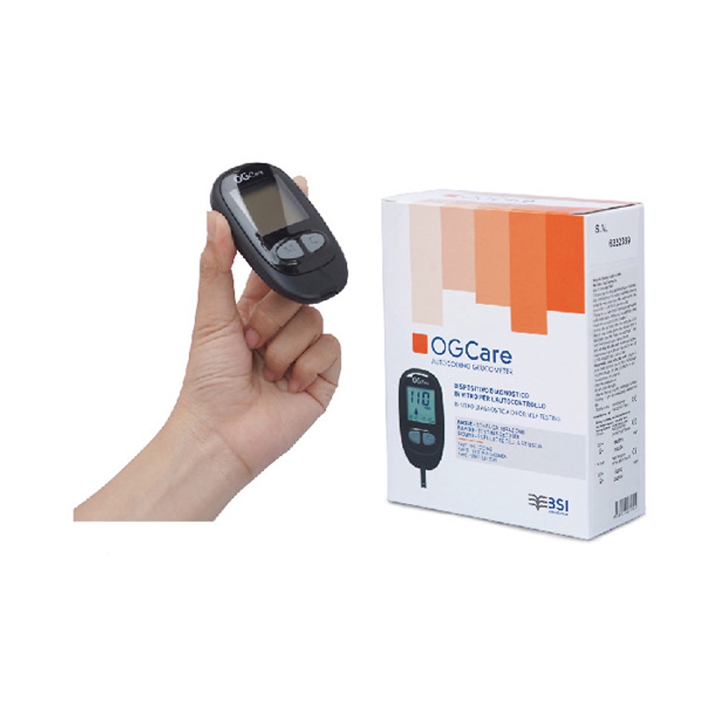 Máy Đo Đường Huyết OGCare Italia Bảo Hành Trọn Đời
