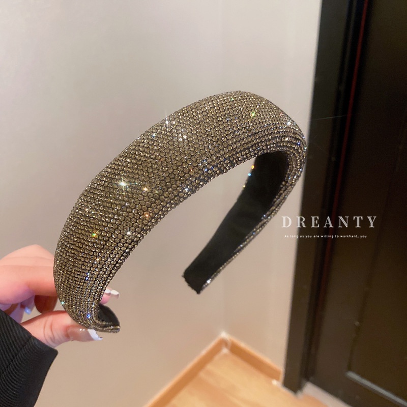 Băng Đô Cài Tóc Hình Đầu Lâu Đính Kim Cương Lấp Lánh Thời Trang Âu Mỹ