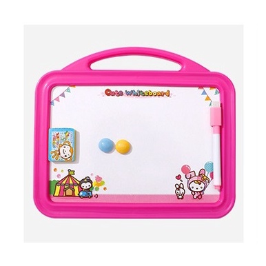 Bảng viết bút dạ 2 mặt kèm bút dạ và lau bảng nhiều màu cho bé