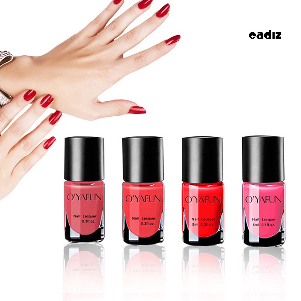 Gel Đánh Bóng Móng Tay 8ml Khô Nhanh Không Nhòe Nhiều Màu Sắc Cho Nữ