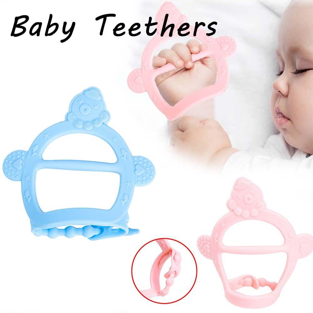 Dụng Cụ Ngậm Mọc Răng Bằng Silicone Chống Ăn Mòn Dành Cho Bé Sơ Sinh 1 Tuổi