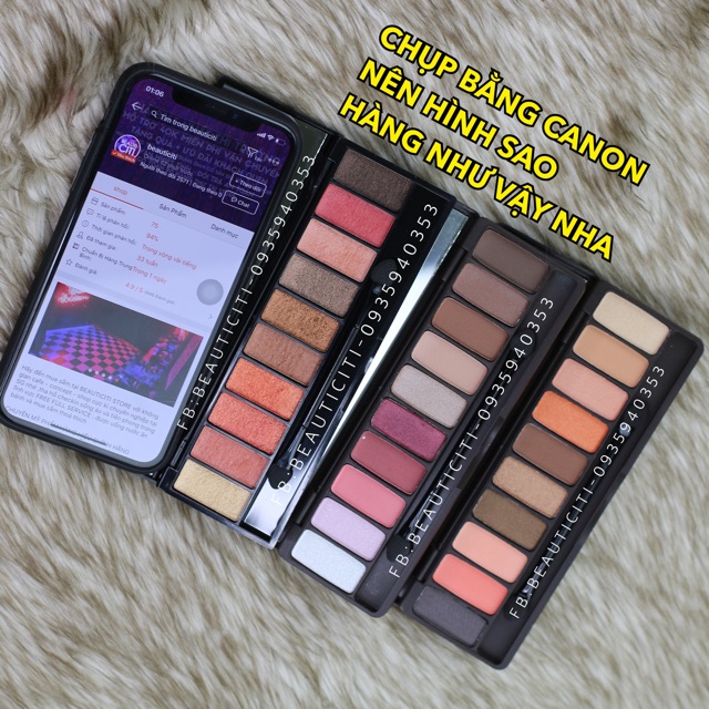 BẢNG PHẤN NHŨ LÌ VVAKE VVAKE HOLD LIVE CINNO WODWOD 10 Ô MÀU MẮT | BigBuy360 - bigbuy360.vn