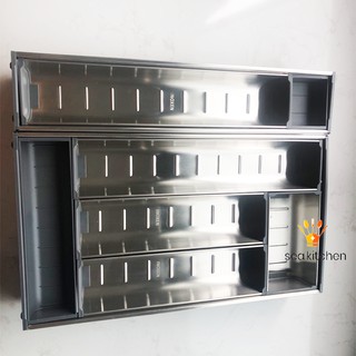 Khay chia thìa dĩa inox cao cấp INOXEN