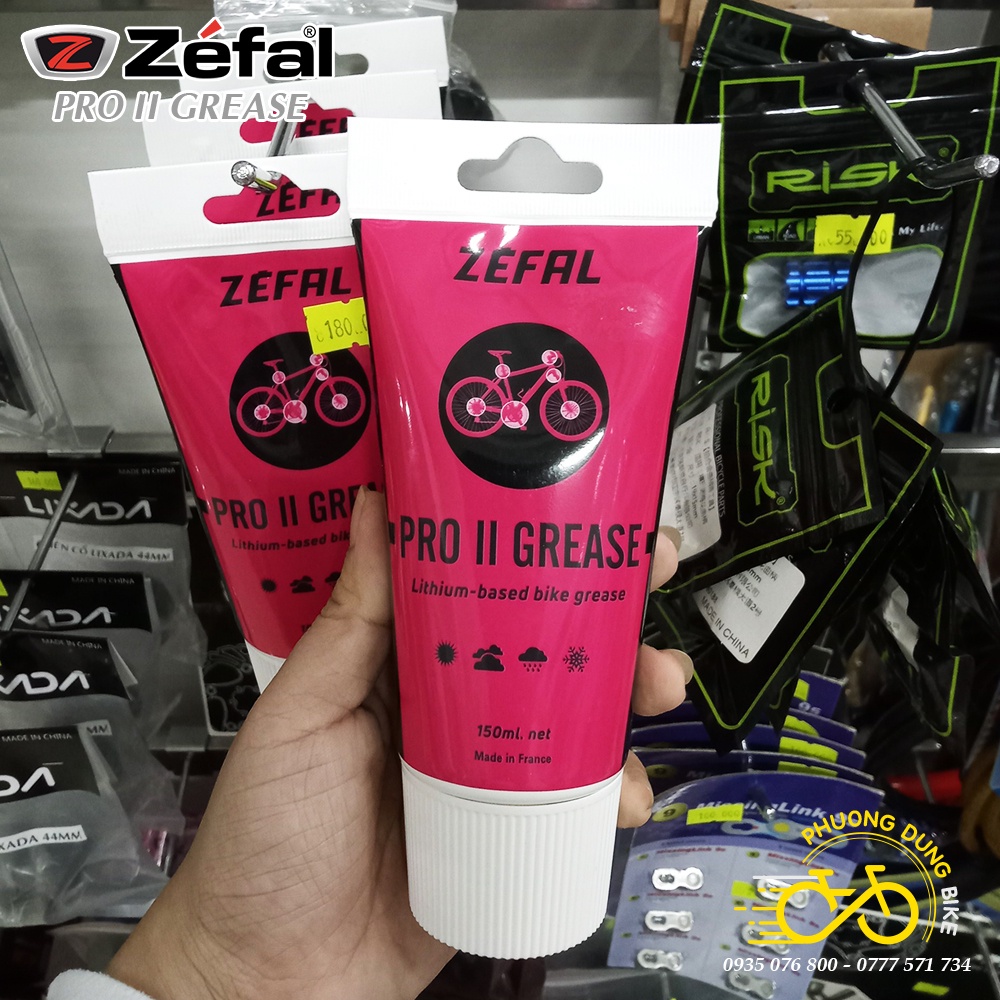 Mỡ bò bôi trơi chịu nhiệt xe đạp ZEFAL PRO II GREASE 150ml