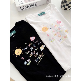 AN555-Áo thun croptop form baby You are the best