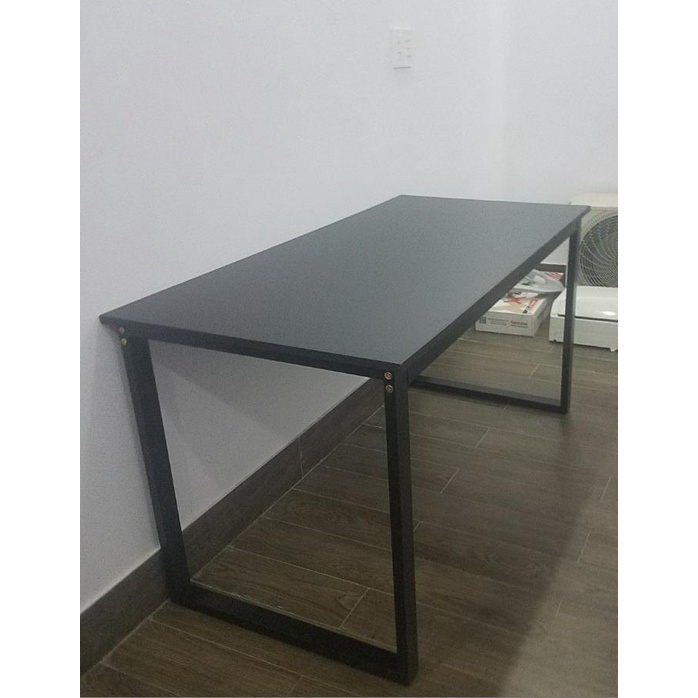 Bàn Chân Sắt Chữ U Mặt bàn Gỗ MDF 60 x 120 cm Chống Nước, Bàn Ăn, Làm Việc, Học Sinh, Văn Phòng