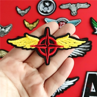 1 Sticker Ủi Thêu Hình Đôi Cánh