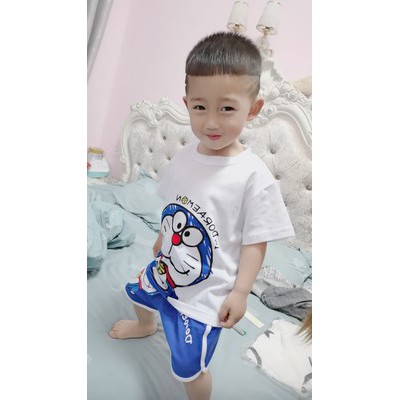 Sét bộ quần áo trẻ em, bộ đồ bé trai, bộ đồ bé gái in hình dễ thương cho bé 8 -18kg