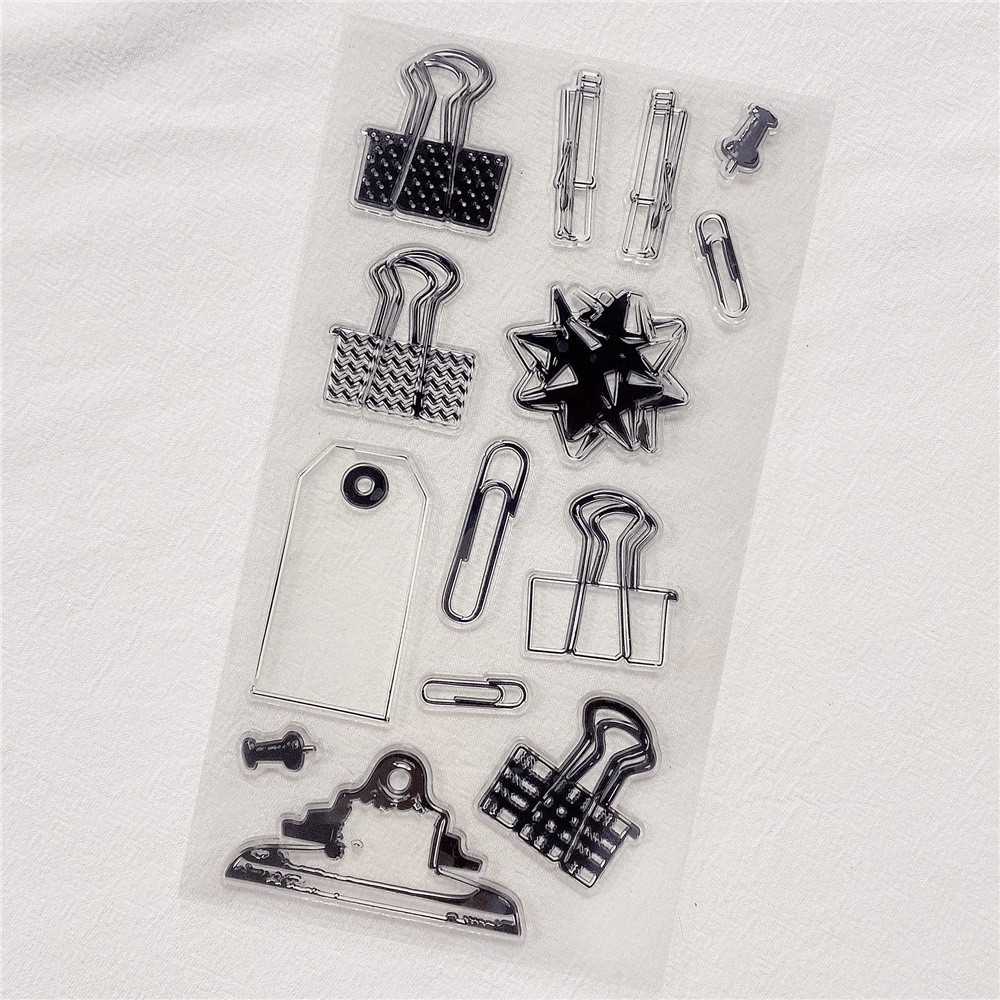 Con Dấu Trong Suốt Bằng silica gel Với Họa Tiết Chữ date, Phong Cách vintage Trang Trí Scrapbook