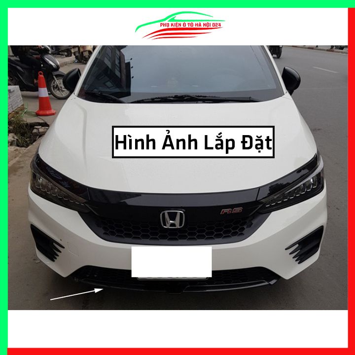 Ốp cản trước City 2021-2022 vân Cacbon chống trầy trang trí xe