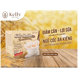 NGŨ CỐC GIẢM CÂN KELLY DETOX(SET 3 GÓI)