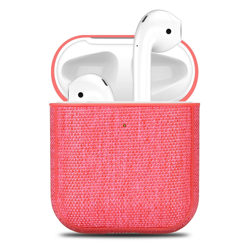 👏Ready Stock🎀 Airpods 1/2 High-end Business Style Cloth Headphone Cases for Apple Series 1 2 Protection Bluetooth Headset Cover