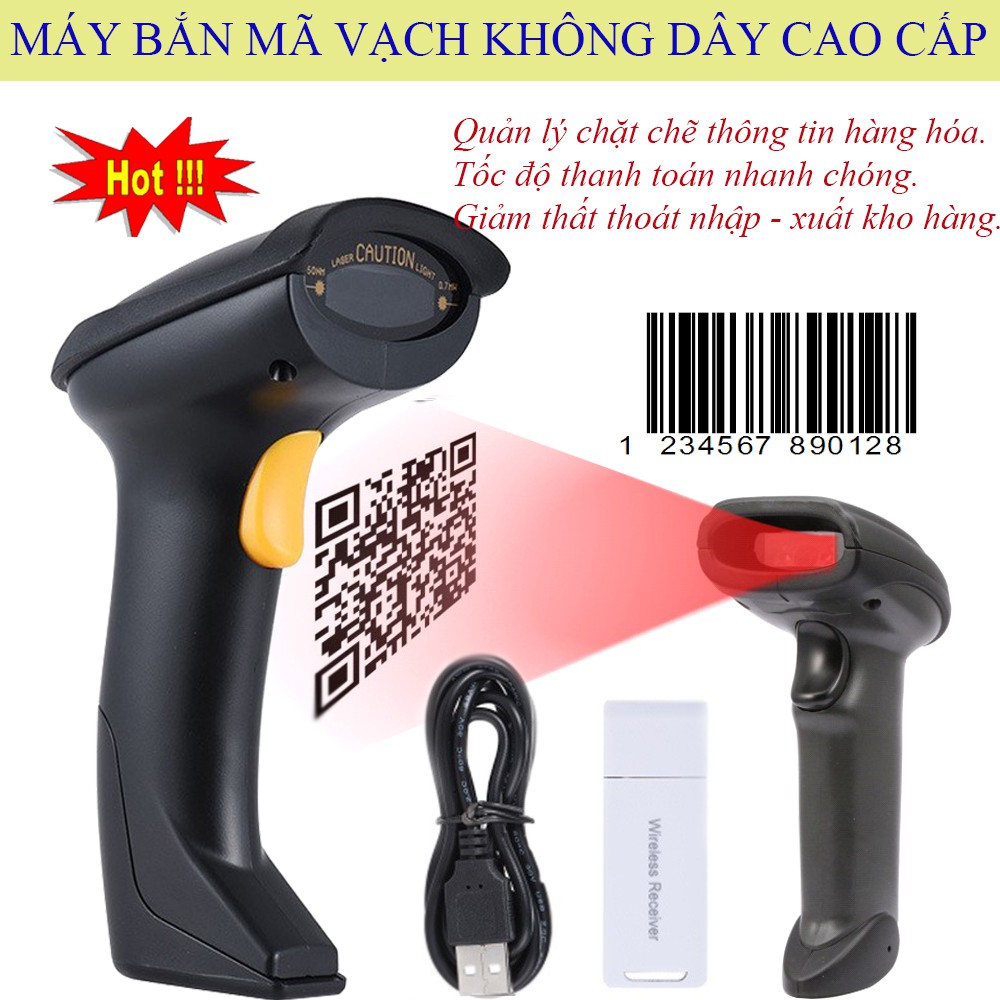 Máy Quét Mã Vạch Tính Tiền, Máy Quét Mã, Đầu Đọc Mã Vạch. Đảm Bảo Độ Chính Xác Của Mã Vạch Sản Phẩm, Dễ Dàng Sử Dụng