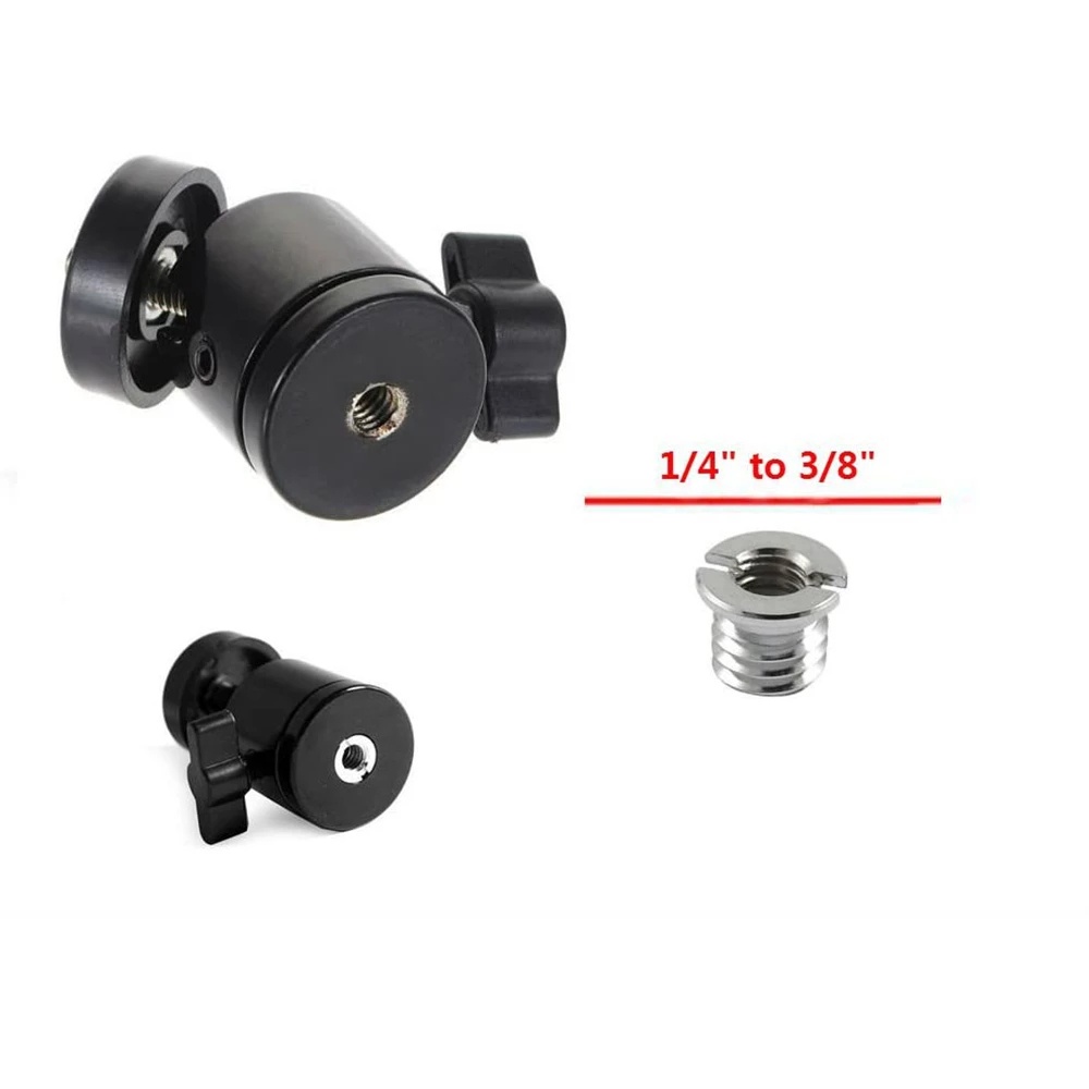 Đầu Bi Nhỏ Hình Cầu 1/4-3/8 Cho Chân Máy Ảnh DSLR