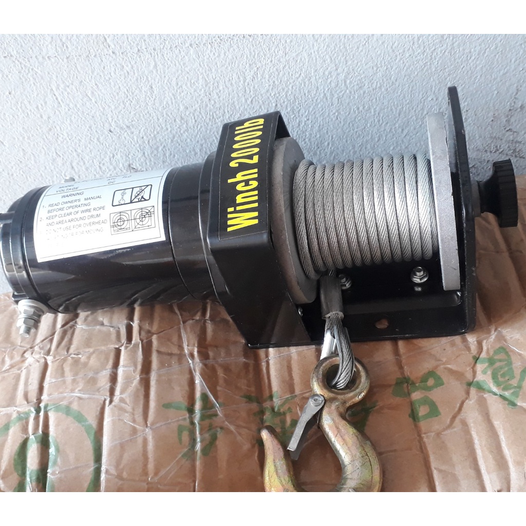 Tời điện 12v - 2000LBS