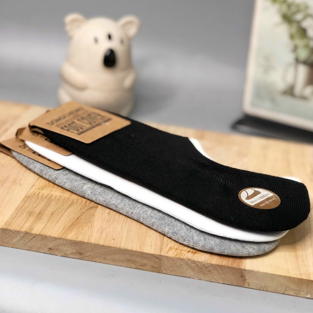 Vớ lười cao cấp dưới mắt cá Nam Nữ chất dày cotton 4 chiều co dãn tốt
