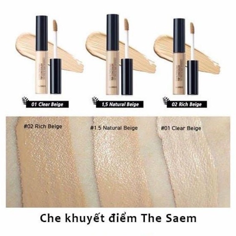 Kem che khuyết điểm The Saem Cover Perfection Tip Concealer (6.5g)