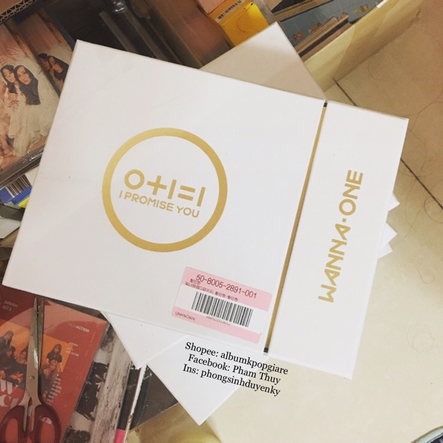 Wanna One I Promise You Limited MD Package NGUYÊN SEAL full box được chọn thành viên.