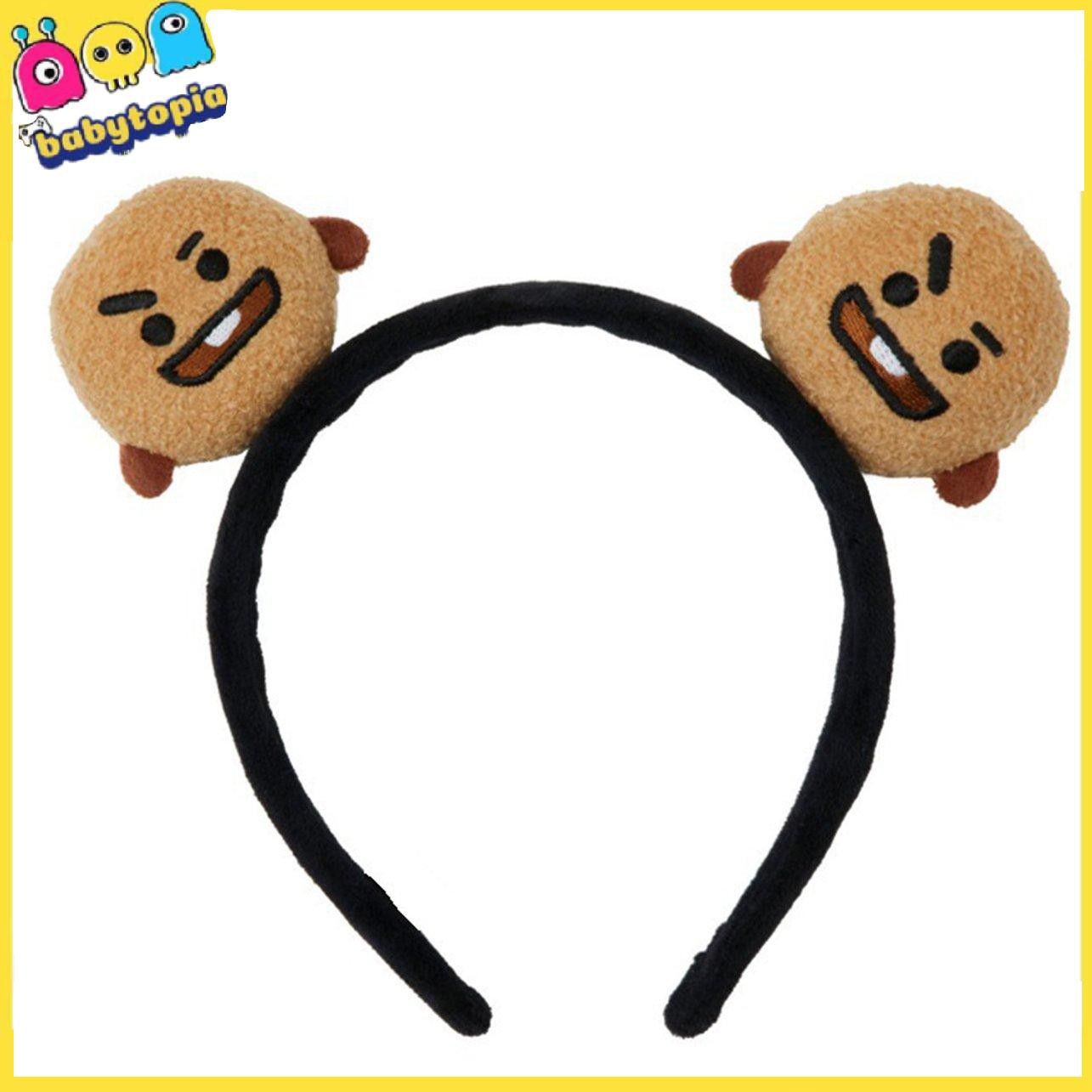 Băng Đô Cài Tóc Phối Sừng Hình Linh Vật BT21 Nhồi Bông Cho Người Hâm Mộ