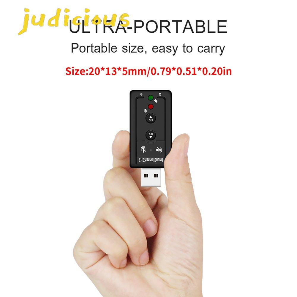 Usb Âm Thanh 7.1 Kèm Giắc Cắm 3.5mm | BigBuy360 - bigbuy360.vn