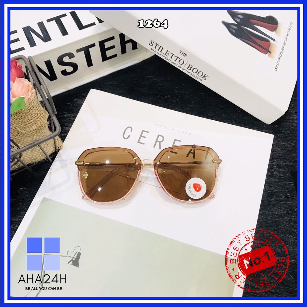 [XẢ KHO CUỐI NĂM] Mắt kính Hàn Quốc gọng xi tròng Polaroid cao cấpFREESHIPkính mát nữ đính ong sang chảnh AH1264