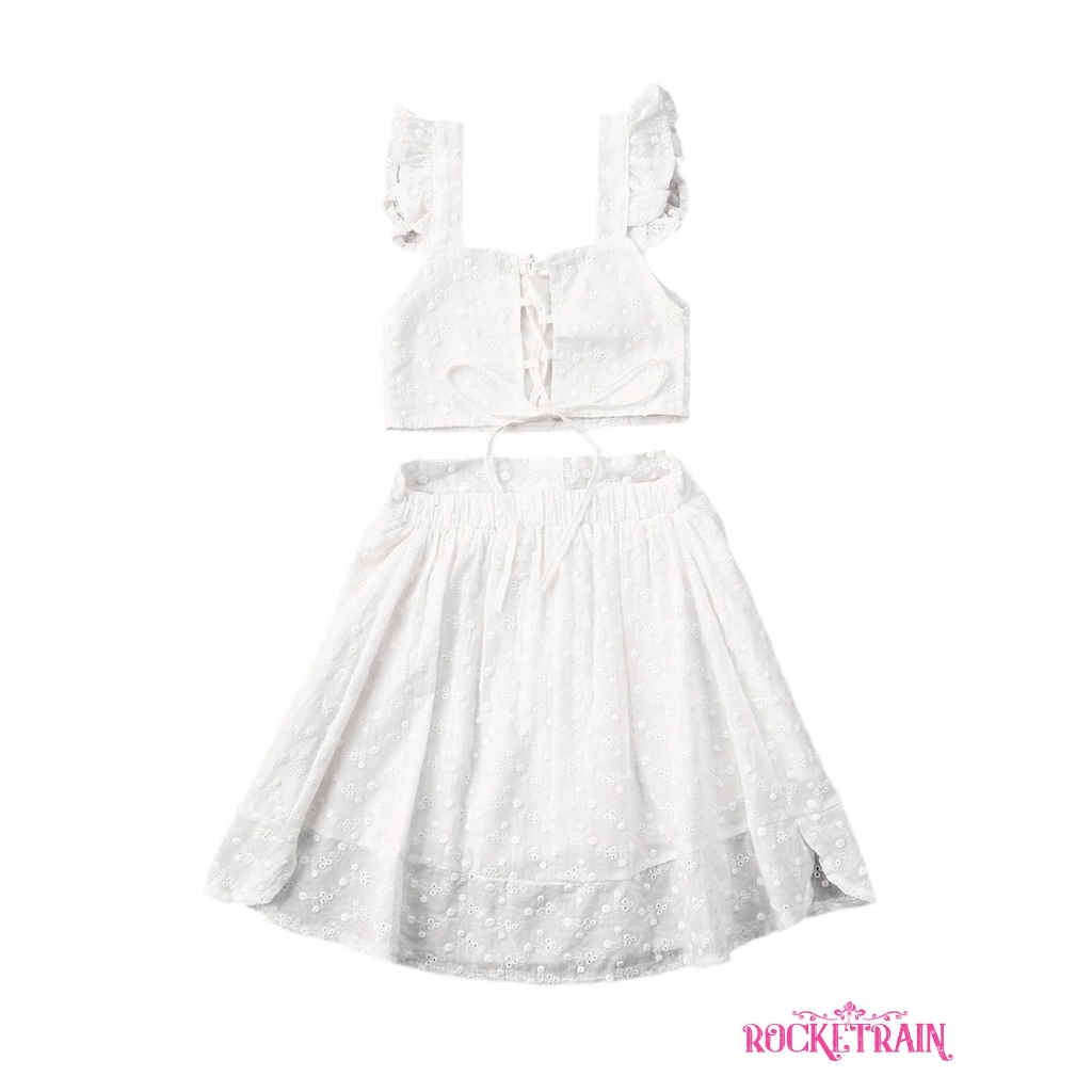 Set Áo Thun   Lỗ &amp; Quần Short Cho Bé Gái