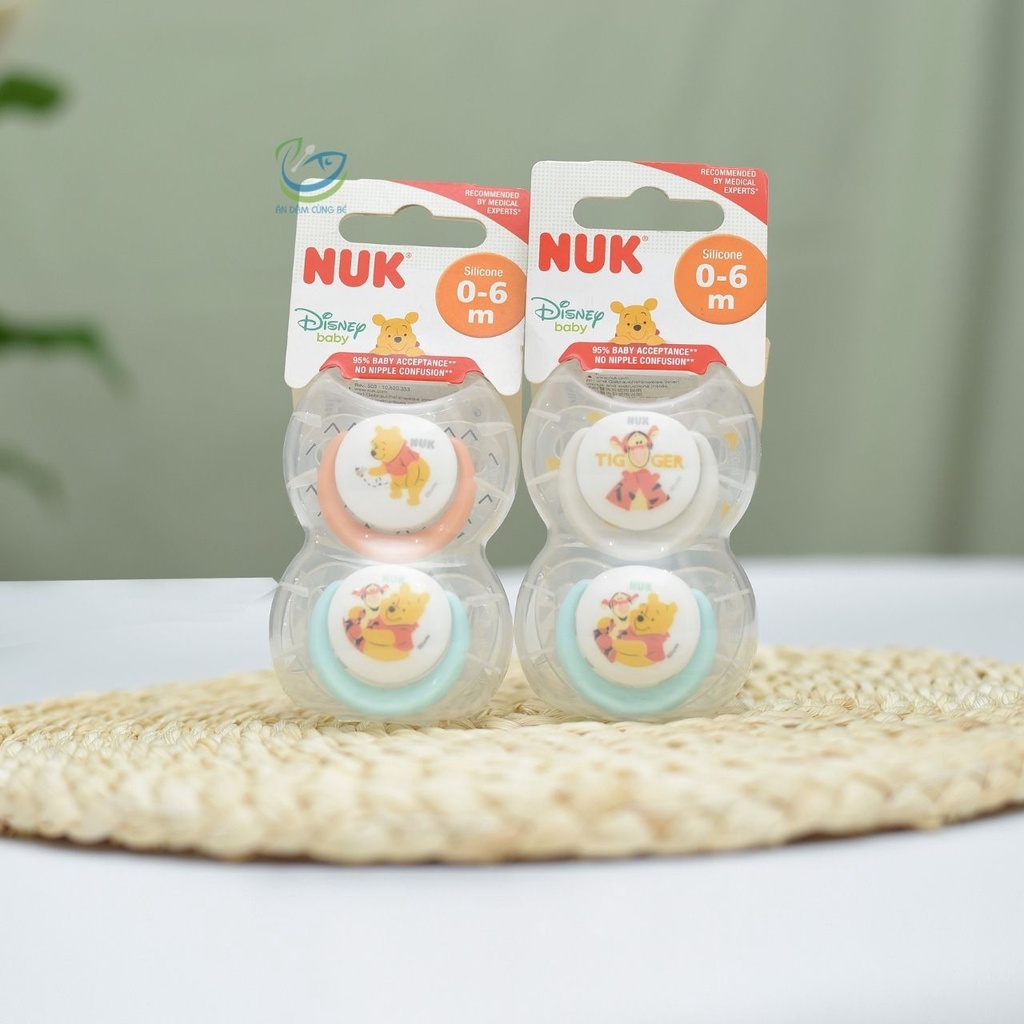 SET 2 TI GIẢ CÓ NẮP NUK SILICONE HELLO KITTY