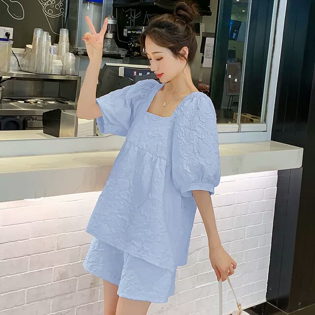 Bộ bầu lửng kết hợp sau sinh chất đẹp