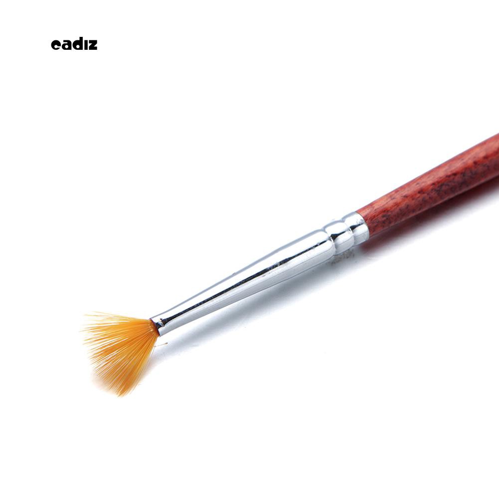 [Hàng mới về] Cọ vẽ móng tay thiết kế cán gỗ cứng cáp dễ dùng