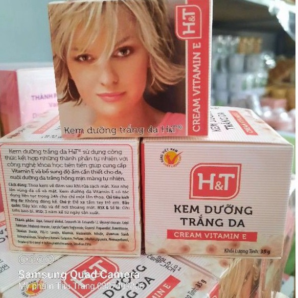 Kem trắng da vitamin E H.T