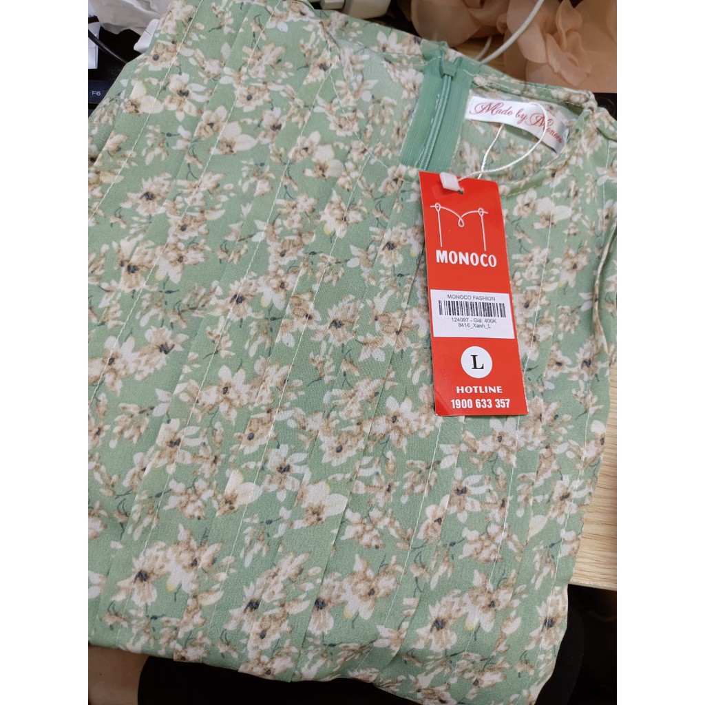 Monoco- váy hoa xếp ly ngực- 8416 | BigBuy360 - bigbuy360.vn