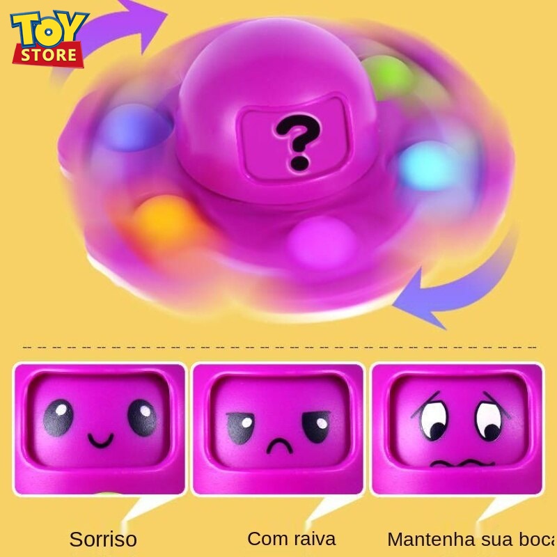 Squid Game Pop It Bạch Tuộc Đồ chơi bóp bong bóng giải tỏa áp lực hình bạch tuộc lật mặt được bằng silicone sáng tạo cho trẻ em