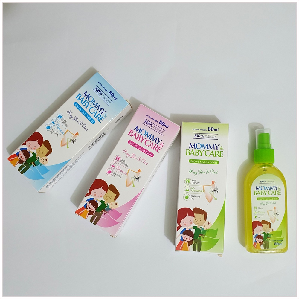 Tinh dầu tràm sả chanh dùng đuổi muỗi dạng bình xịt cho bé 80ml