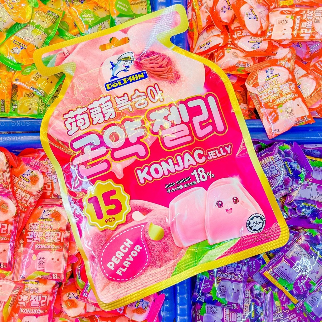 Thạch Trái cây Dolphin KONJAC Jelly 300g