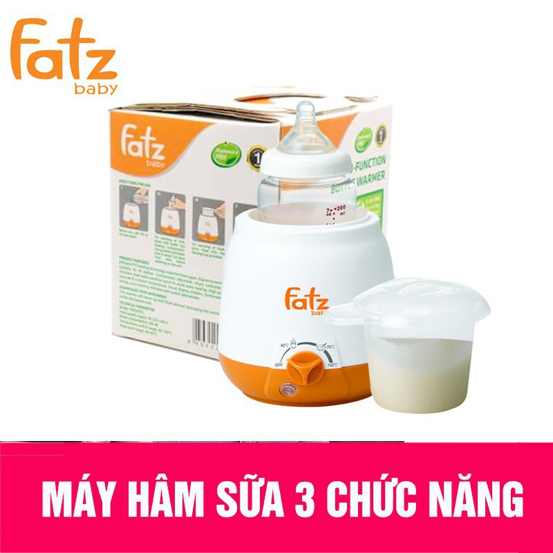 (CHÍNH HÃNG BH 12 THÁNG) - Máy hâm sữa 3 chức năng Mono 1 FATZBABY FB3003SL