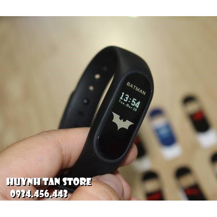 Mi band 2 - Dán chống trầy (bộ logo hoạt hình kute) ( Mua 9 cái được FREESHIP) mẫu bất kì