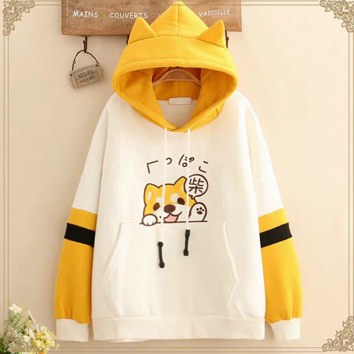 ÁO HOODIE in chú chó SHIBA | BigBuy360 - bigbuy360.vn
