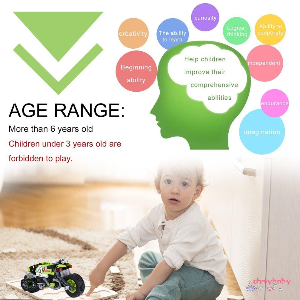 Bộ đồ chơi lắp ráp xe mô tô 201 mảnh DIY