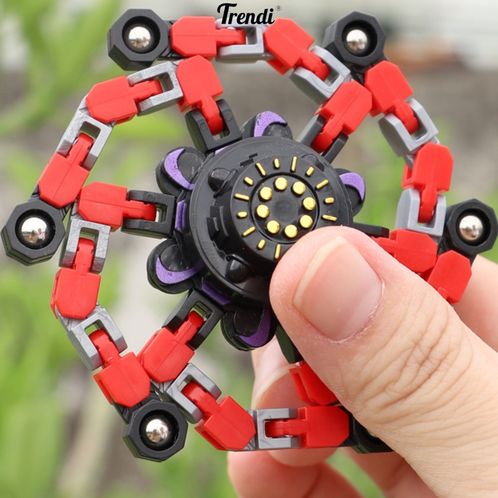 Đồ Chơi Con Quay Cơ Học Giải Trí Cầm Tay - Lắp Rắp Biến Hình ROBOT