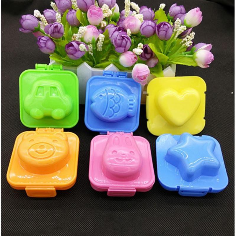 Khuôn ép cơm, trứng, rong biển tạo hình dễ thương