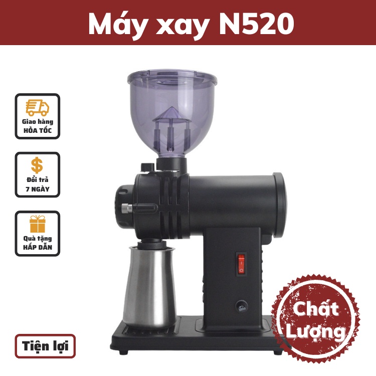 Máy xay cà phê nguyên chất N520 máy xay cafe mini rang xay pha phin speciality cao cấp chuyên dụng quán nhỏ và vừa